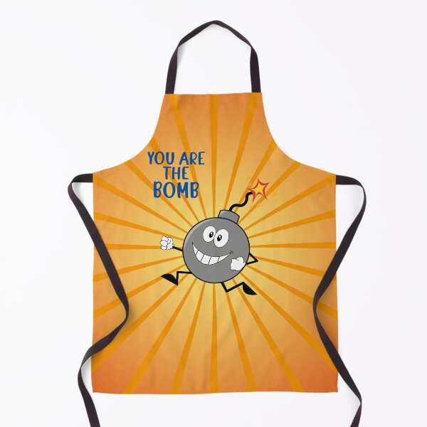 Item preview, You are the bomb, drawing of a bomb with orange background designed and sold by Martapp.