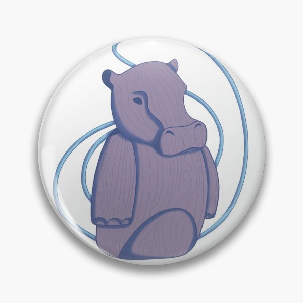 Item preview, Brave Hippo Totem - Inspired by Fère des Ours designed and sold by PotchouDoodle.