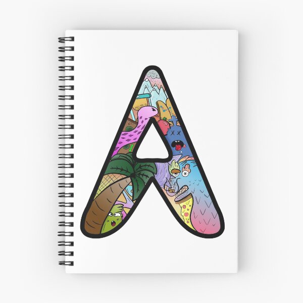 Item preview, "A" doodle art designed and sold by ShopItHereNow.