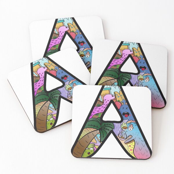 Item preview, "A" doodle art designed and sold by ShopItHereNow.