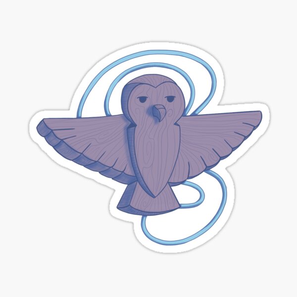 Item preview, Intuitive owl totem - Inspired by Fère des Ours designed and sold by PotchouDoodle.