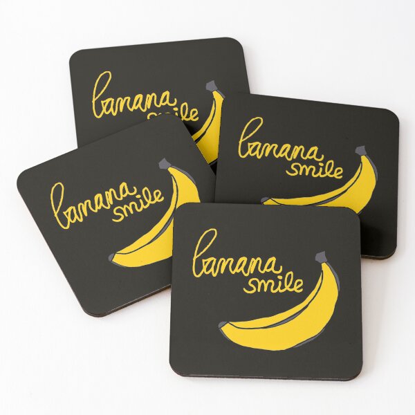 Artikelvorschau, banana smile gelb entworfen und verkauft von Veki5.