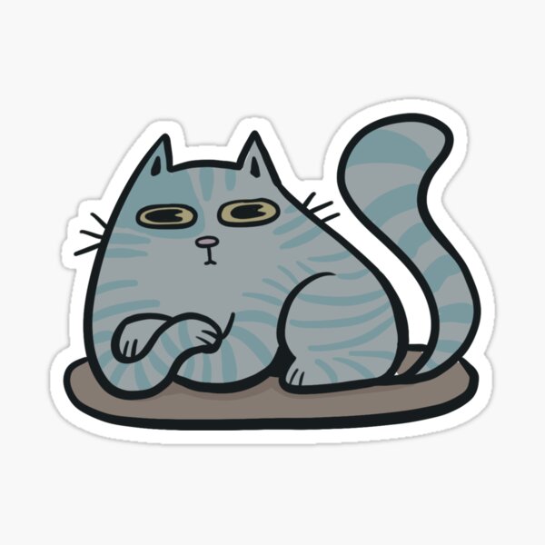 Mint Cat Sticker