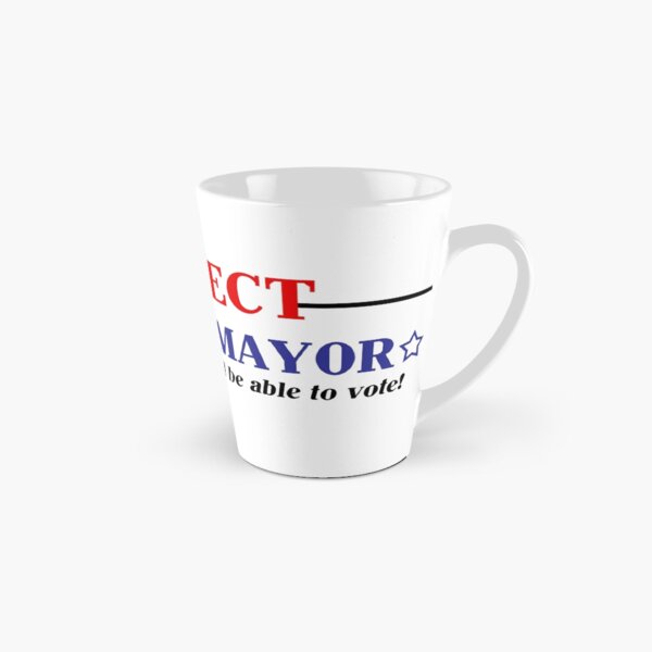 Wählen Sie den Bürgermeister von Second Life wieder! Tasse (konisch)