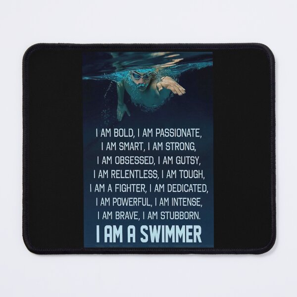 Item preview, I Am A Swimmer I Am Bold, I Am Passionate Poster Gift - I Am A Swimmer Poster Gift designed and sold by HerBertTeee.