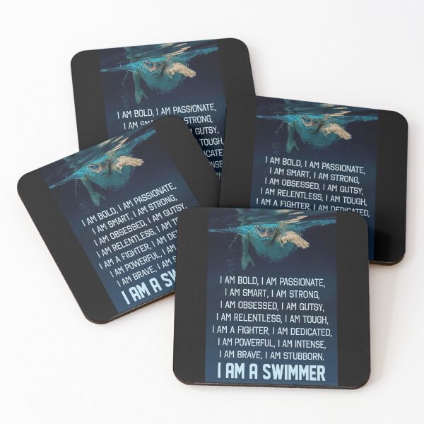 Item preview, I Am A Swimmer I Am Bold, I Am Passionate Poster Gift - I Am A Swimmer Poster Gift designed and sold by HerBertTeee.