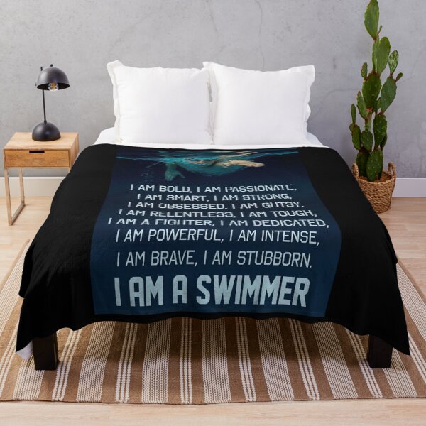 Item preview, I Am A Swimmer I Am Bold, I Am Passionate Poster Gift - I Am A Swimmer Poster Gift designed and sold by HerBertTeee.