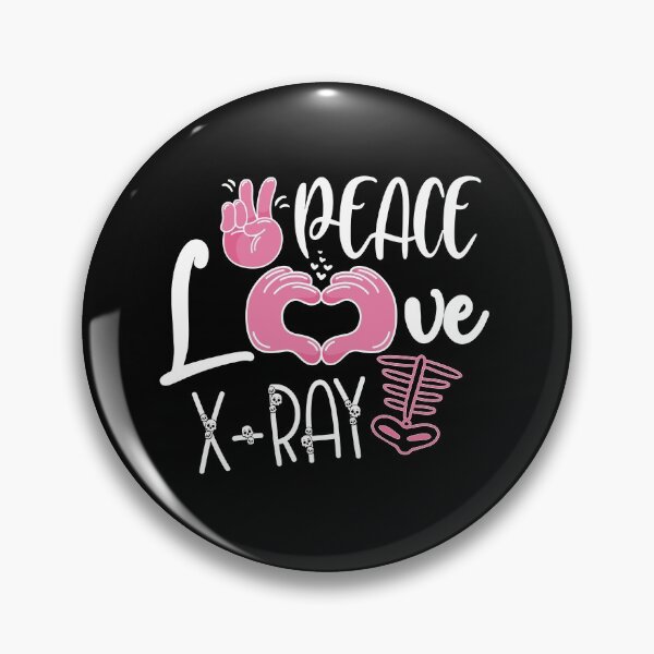 Artikelvorschau, Peace Love X-Ray Radiology, Radiologiewoche, Radiologie, Röntgentechnik, Absolvent der Radiologietechnikstudentin entworfen und verkauft von plussorn.