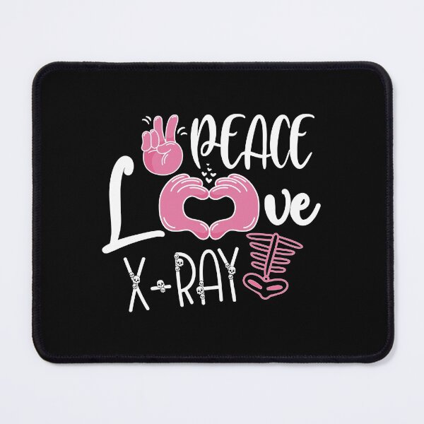Artikelvorschau, Peace Love X-Ray Radiology, Radiologiewoche, Radiologie, Röntgentechnik, Absolvent der Radiologietechnikstudentin entworfen und verkauft von plussorn.
