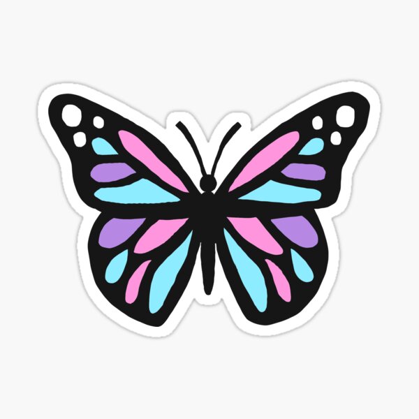 Monarch butterfly Sticker