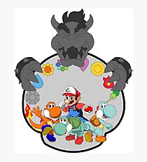 SUPER POKEMON BROS Photographic Print
