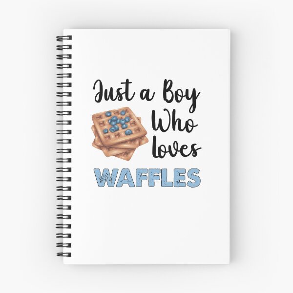 Item preview, Just A Boy Who Loves Waffles designed and sold by SportyDogShop.