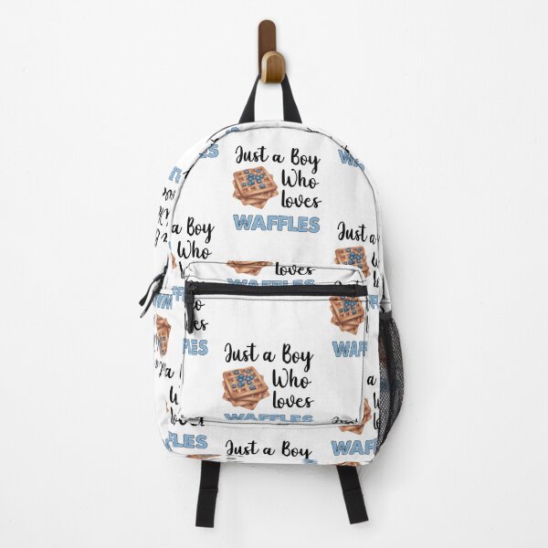 Item preview, Just A Boy Who Loves Waffles designed and sold by SportyDogShop.