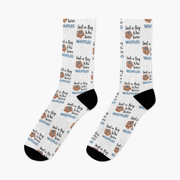 Item preview, Just A Boy Who Loves Waffles designed and sold by SportyDogShop.