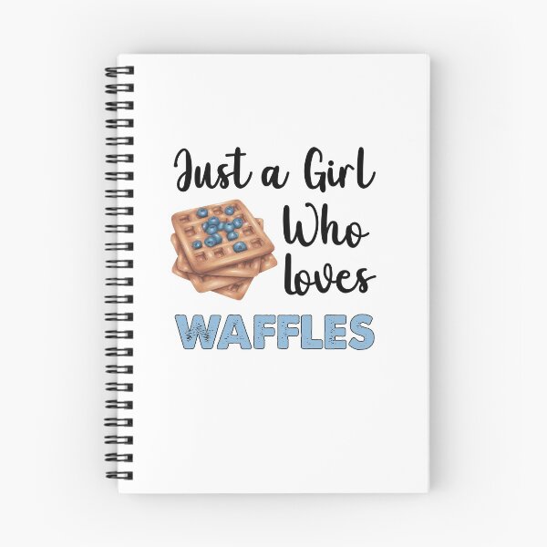 Item preview, Just A Girl Who Loves Waffles designed and sold by SportyDogShop.