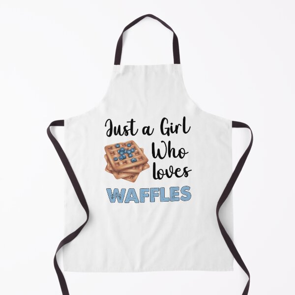 Item preview, Just A Girl Who Loves Waffles designed and sold by SportyDogShop.