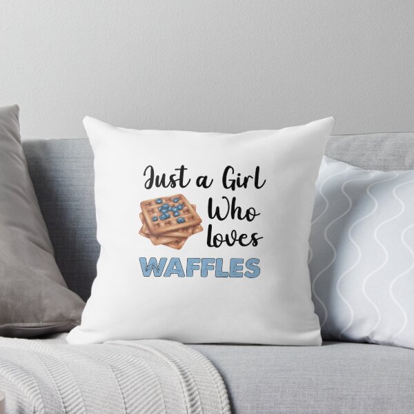 Item preview, Just A Girl Who Loves Waffles designed and sold by SportyDogShop.