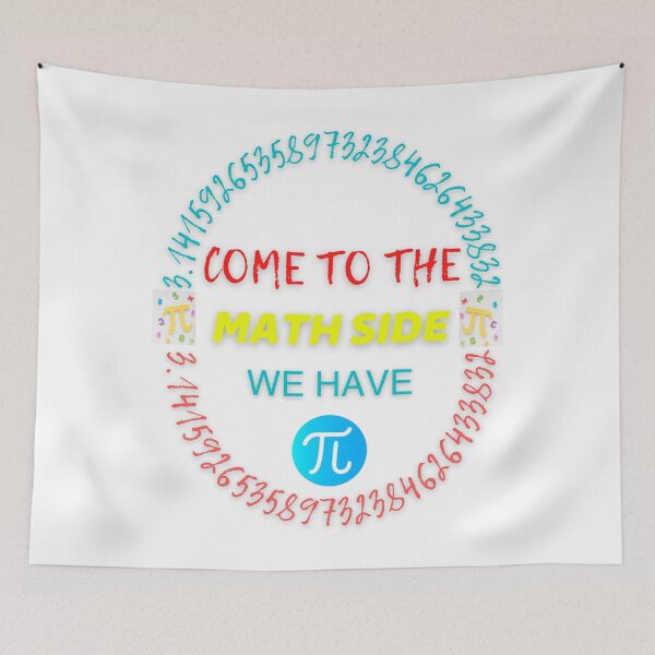 Item preview,  come to the math side we have pi designed and sold by Douaa_Print.