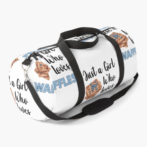 Item preview, Just A Girl Who Loves Waffles designed and sold by SportyDogShop.
