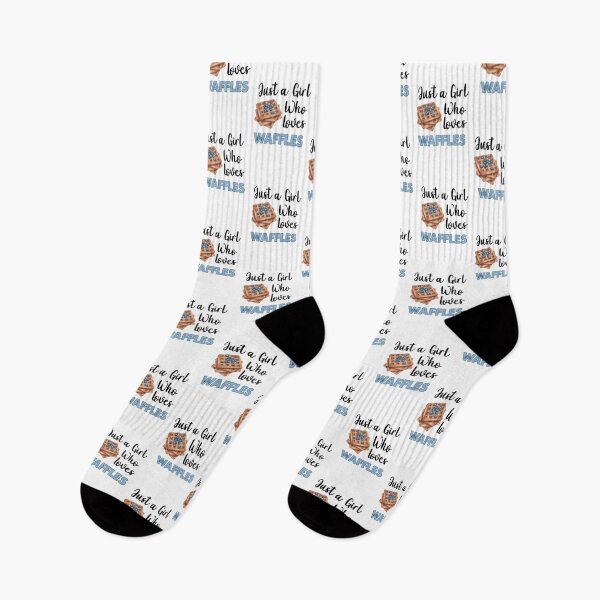 Item preview, Just A Girl Who Loves Waffles designed and sold by SportyDogShop.