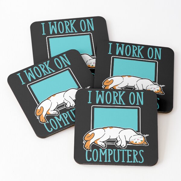 Item preview, Cats and Computers Laptop I Work On Computer designed and sold by jackjerry.