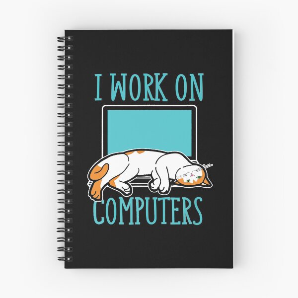 Artikelvorschau, Katzen und Computer Laptop Ich arbeite am Computer entworfen und verkauft von jackjerry.