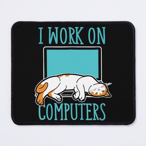 Item preview, Cats and Computers Laptop I Work On Computer designed and sold by jackjerry.