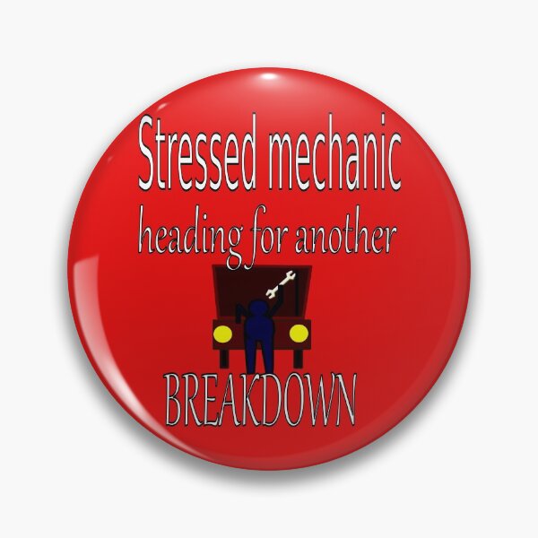 Item preview, Stressed Mechanic designed and sold by CottagePop.