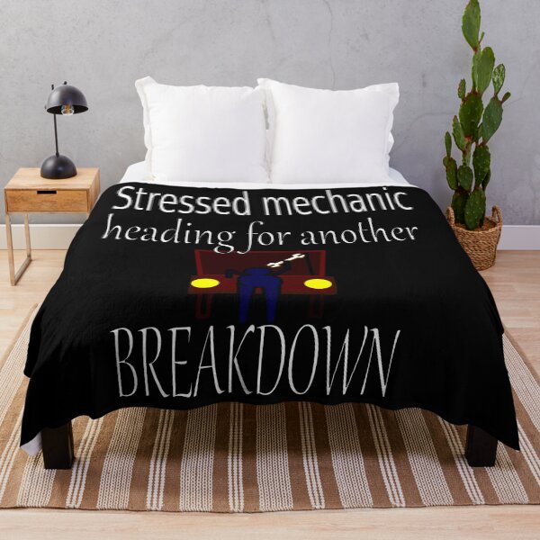 Item preview, Stressed Mechanic designed and sold by CottagePop.
