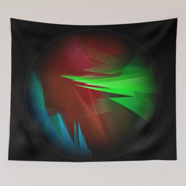 Item preview, red, green, earth, planet, 3D, abstract, art, shirt designed and sold by Lowa101.
