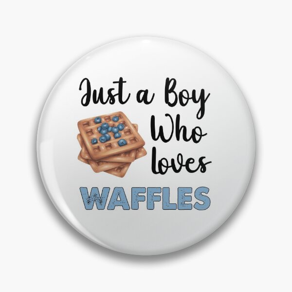 Item preview, Just A Boy Who Loves Waffles designed and sold by SportyDogShop.