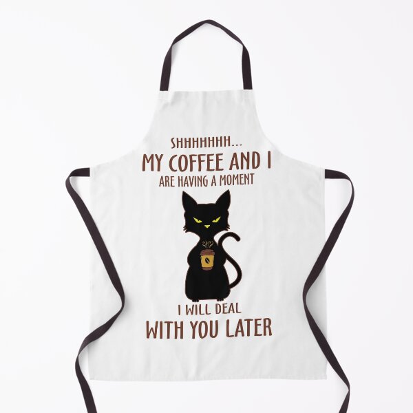 Item preview, I Turn Coffee Into Education - My Coffee and I are Having A Moment Black Cat designed and sold by Deylinashop.