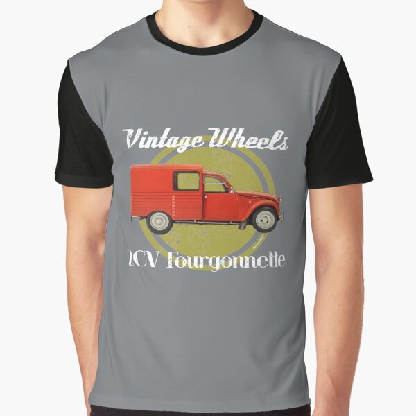Vintage Wheels: Citroën 2CV Fourgonnette Graphic T-Shirt
