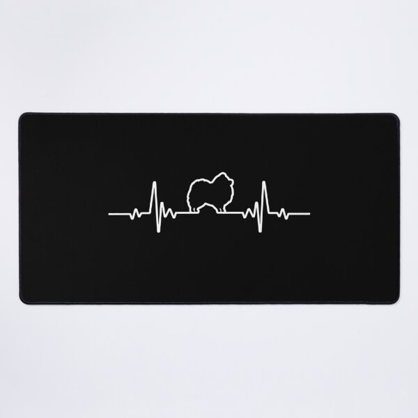 Item preview, Minimalist Heartbeat Teacup Pomeranian designed and sold by More Cute Dogs.