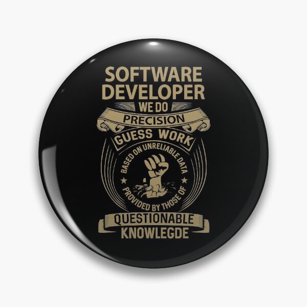 Item preview, Software Developer T Shirt - We Do Precision Job Gift Item Tee designed and sold by natalinedk.