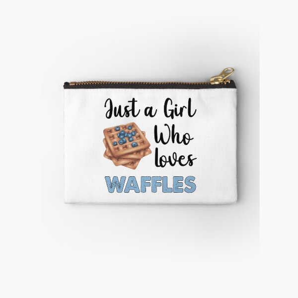 Item preview, Just A Girl Who Loves Waffles designed and sold by SportyDogShop.
