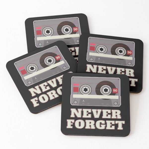 Item preview, Never Forget Retro Vintage Cassette Tape Graphic Novelty Mens Funny T Shirt designed and sold by world-of-things.