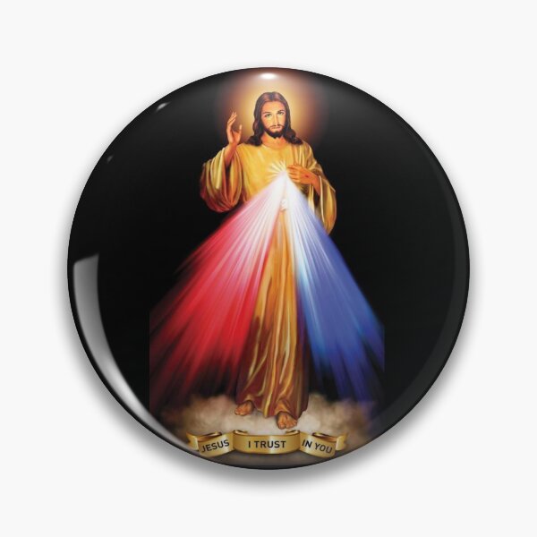 Vista previa del artículo con la obra «Jesús en Ti confío, Santa Faustina, Divina Misericordia», diseñado y vendido por AMDG Line.