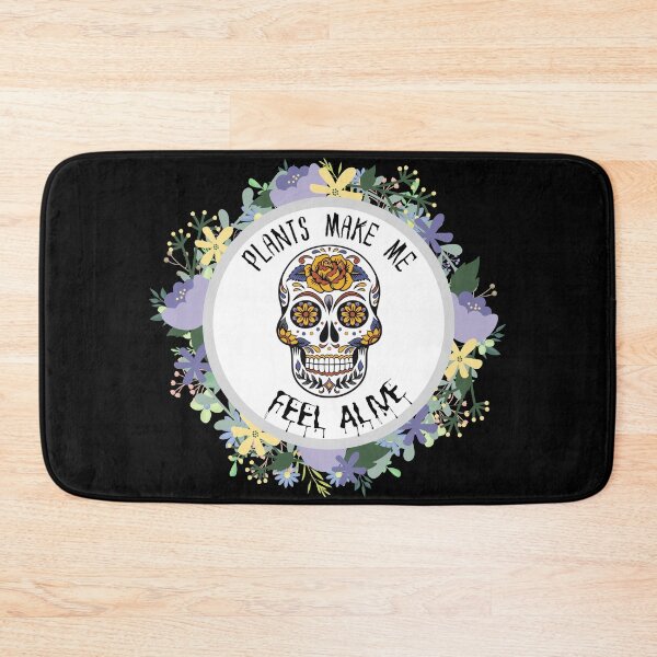 Item preview, Plants make me alive, skull flower designed and sold by Benchamart.