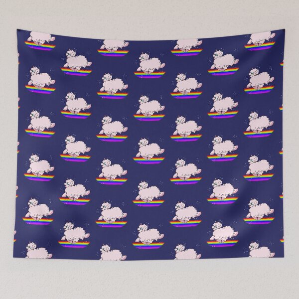 Item preview, Pink Fluffy Unicorns Dancing on Rainbows Feat. Flufflepuff   designed and sold by MontoyaWeston.