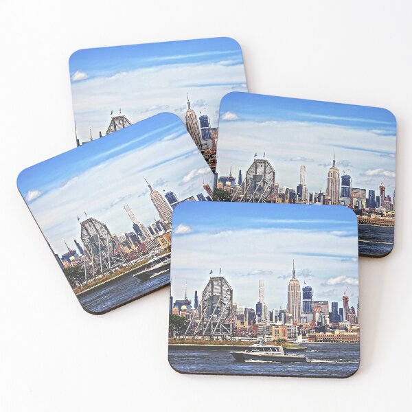 Item preview, Jersey City NJ - Police Boat By Colgate Clock designed and sold by Susan Savad.