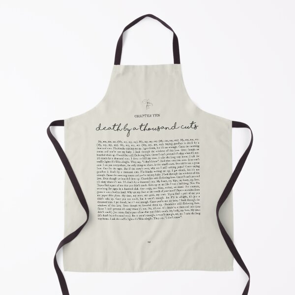 Item preview, Death By A Thousand Cuts Lyrics designed and sold by queseraseraa.