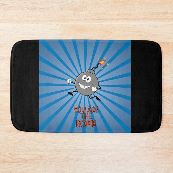 Item preview, You are the bomb, drawing of a bomb with blue background designed and sold by Martapp.