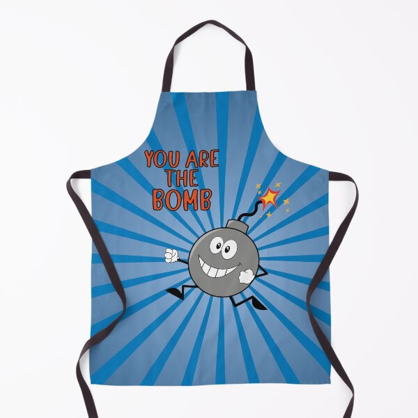 Item preview, You are the bomb, drawing of a bomb with blue background designed and sold by Martapp.