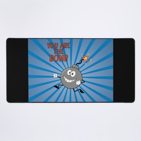 Item preview, You are the bomb, drawing of a bomb with blue background designed and sold by Martapp.