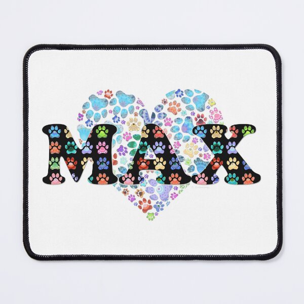 Item preview, Max Dog Cat Pet Animal Name Art designed and sold by Sharon Cummings Art.