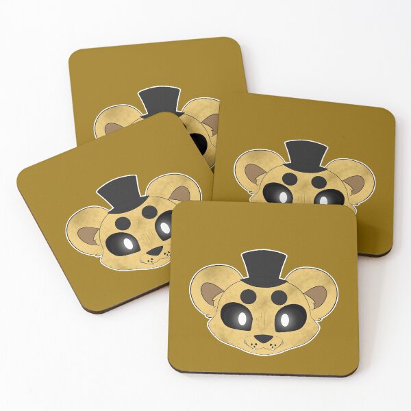 Item preview, Golden freddy chibi face designed and sold by Shadebatsu.