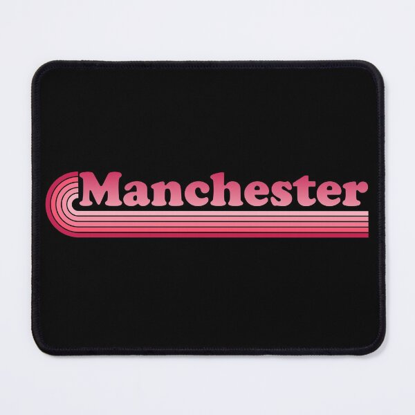 Item preview, Manchester - Retro design (pink) designed and sold by SwnCreations.