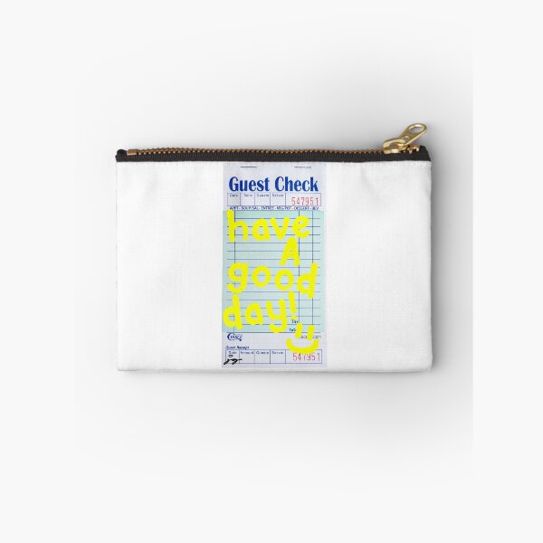 Item preview, Have a Good Day :) Guest Check Art (Yellow) designed and sold by dressedbyjord.