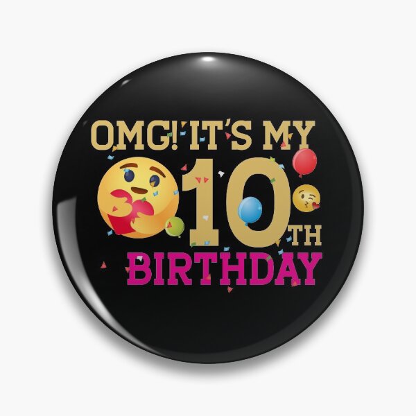 Item preview, 10 Birthday girl, OMG It's My 10th Birthday Girl Shirts, 10 Years old Birthday designed and sold by plussorn.